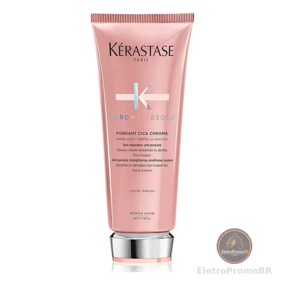 Kérastase Chroma Absolu Fondant Cica Chroma Condicionador Cuidado De Color, 200ml