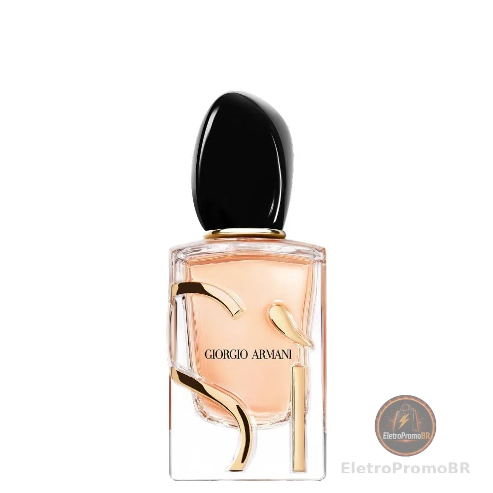 Armani Beauty, Sì Eau de Parfum, Giorgio Armani Perfume Feminino Refilável, Chipre Frutado, Fragrância com Notas de Rosas, Almíscar, Frésia e Cássis