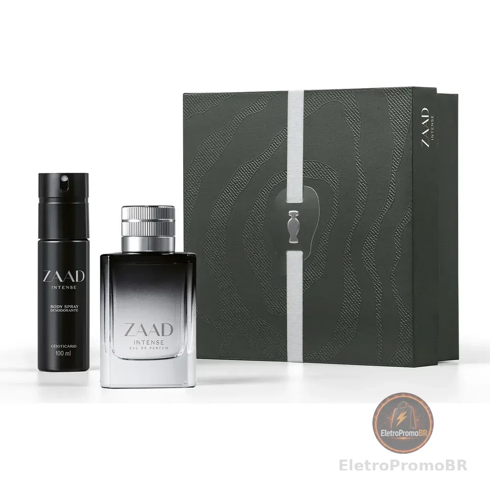 Kit Presente Zaad Intense O Boticário Masculino Original
