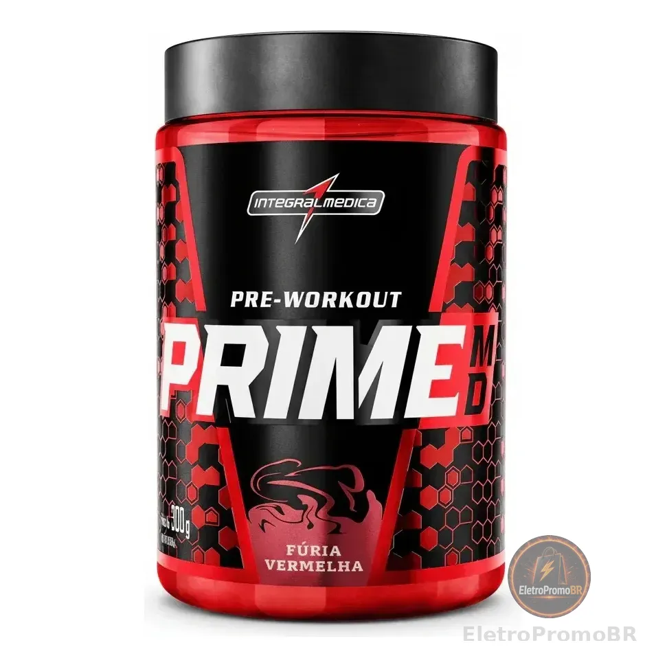 Pré-treino Prime Md Frutas Vermelhas 300g Integralmédica Frutas Vermelhas