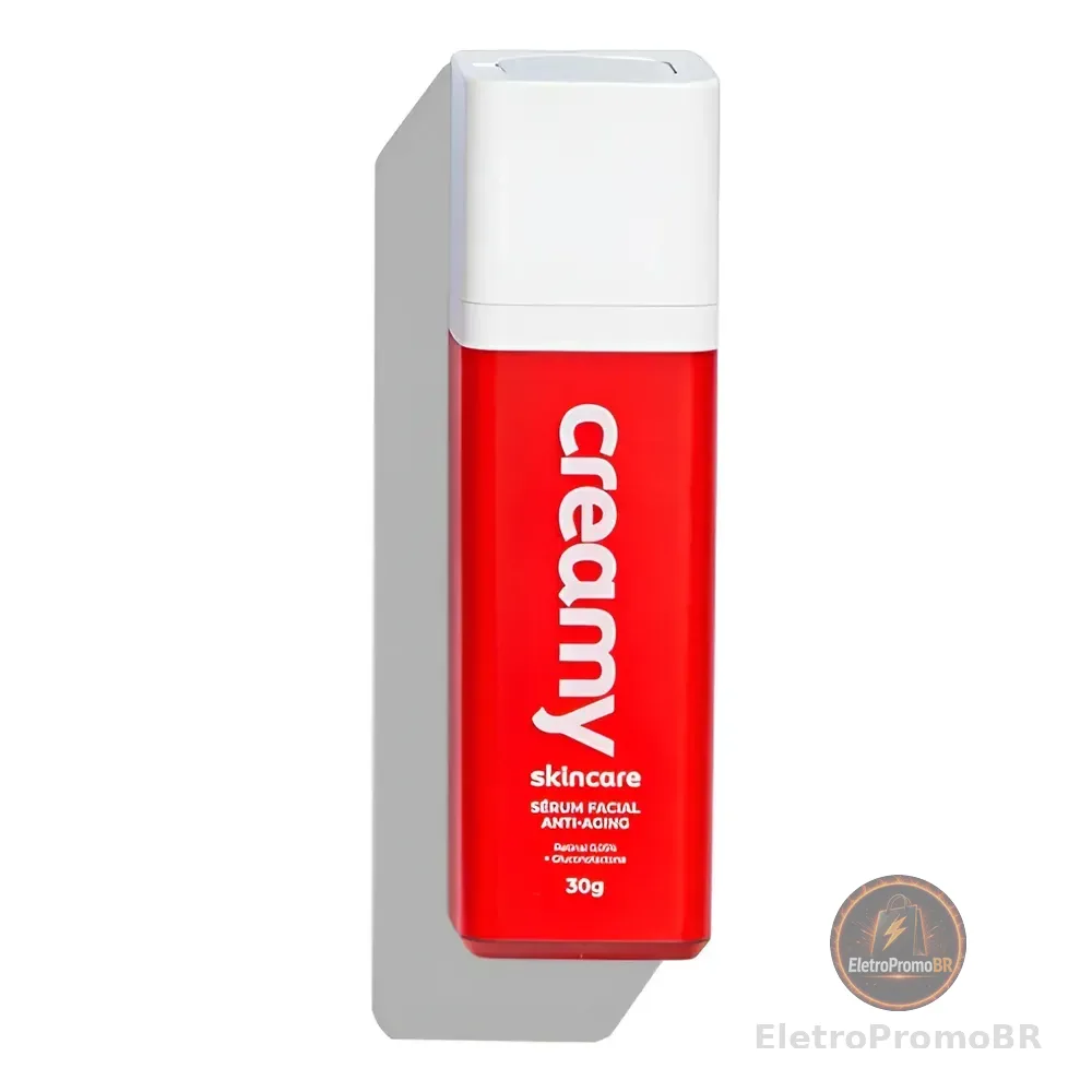 Creamy Skincare Sérum Facial Retinal 30g | Melhora Rugas, Reduz Poros Dilatados, Controla Brilho, Promove Firmeza, Uniformiza Tom | Todos Os Tipos De Pele, Noturno Todo Tipo De Pele Noite