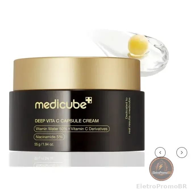 Medicube Deep Vitamin C - Hidratante Facial Golden - 55g Momento De Aplicação Dia/noite Tipo De Pele Todo Tipo De Pele
