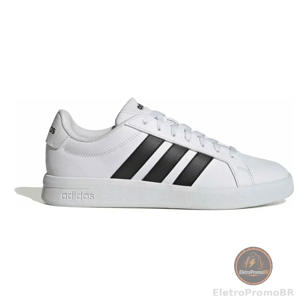 Tênis Masculino Grand Court Base 3.0 adidas Ftwwht/cblack/ftwwht Lisa 40 Br