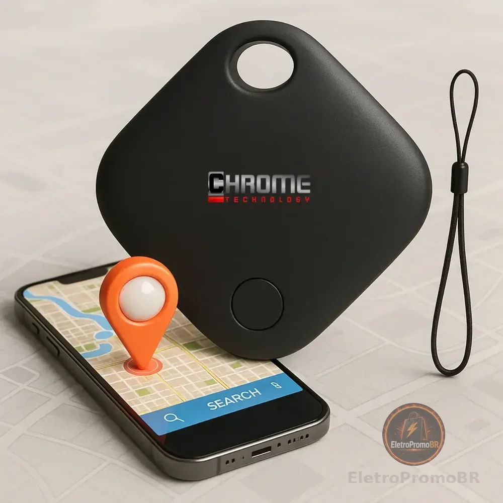 Mini Rastreador Localizador Satélite Gps Mala Pet Smart Tag Preto