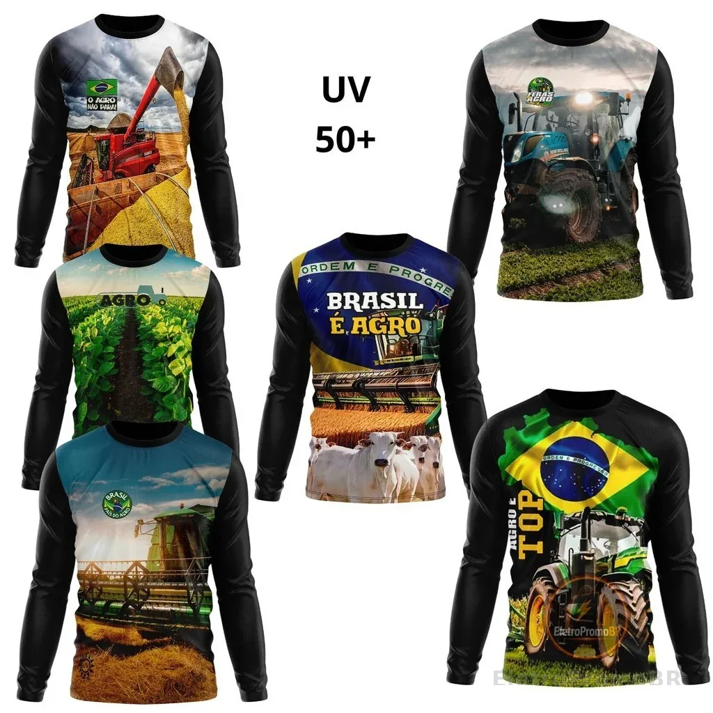 Camiseta Masculina e Feminina UV Estampada