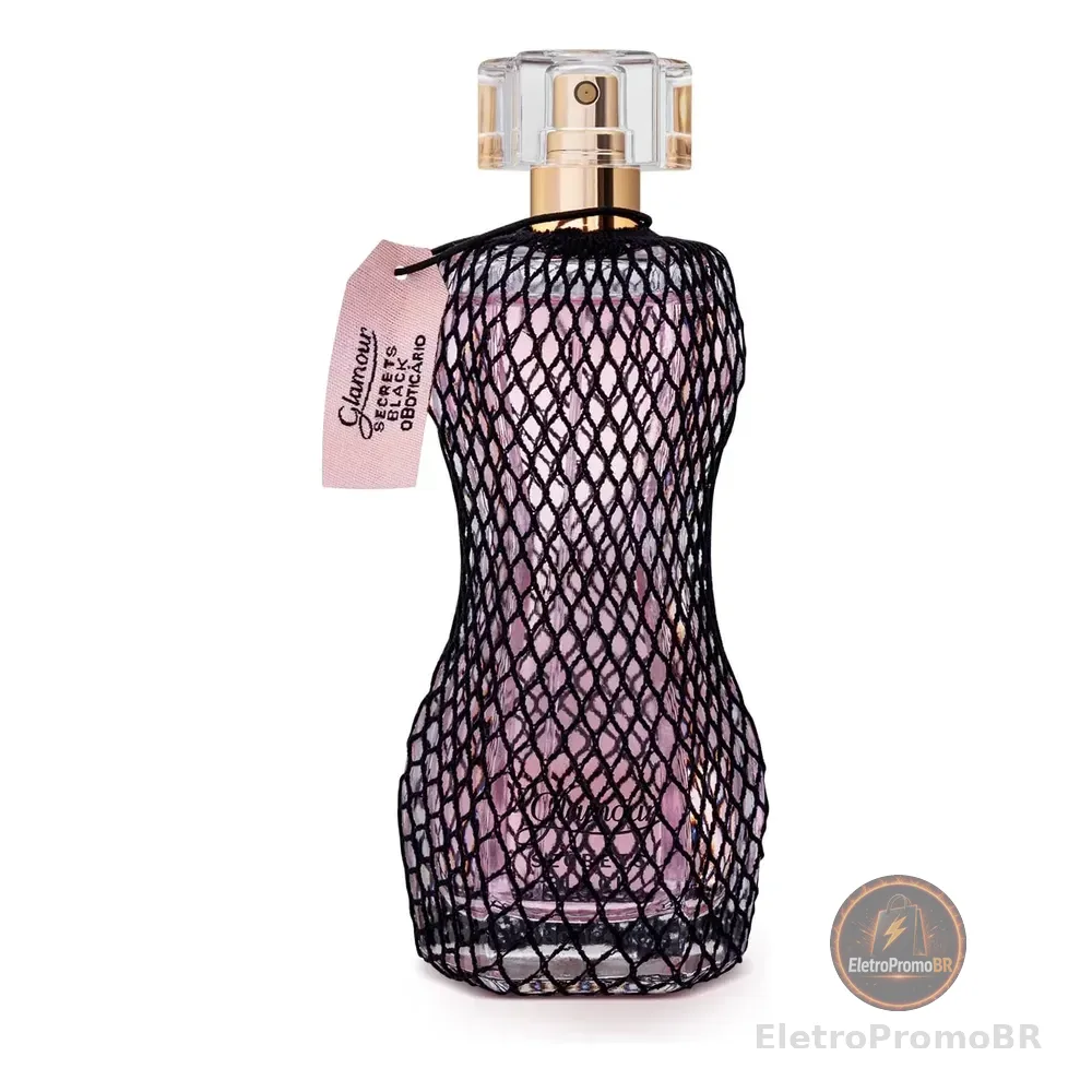 Glamour Secrets Black Deo Colônia Feminino Boticário 75ml