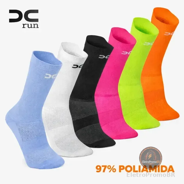 Kit 2 Par Meia Esporte Fitness Corrida Ciclismo Academia Gym
