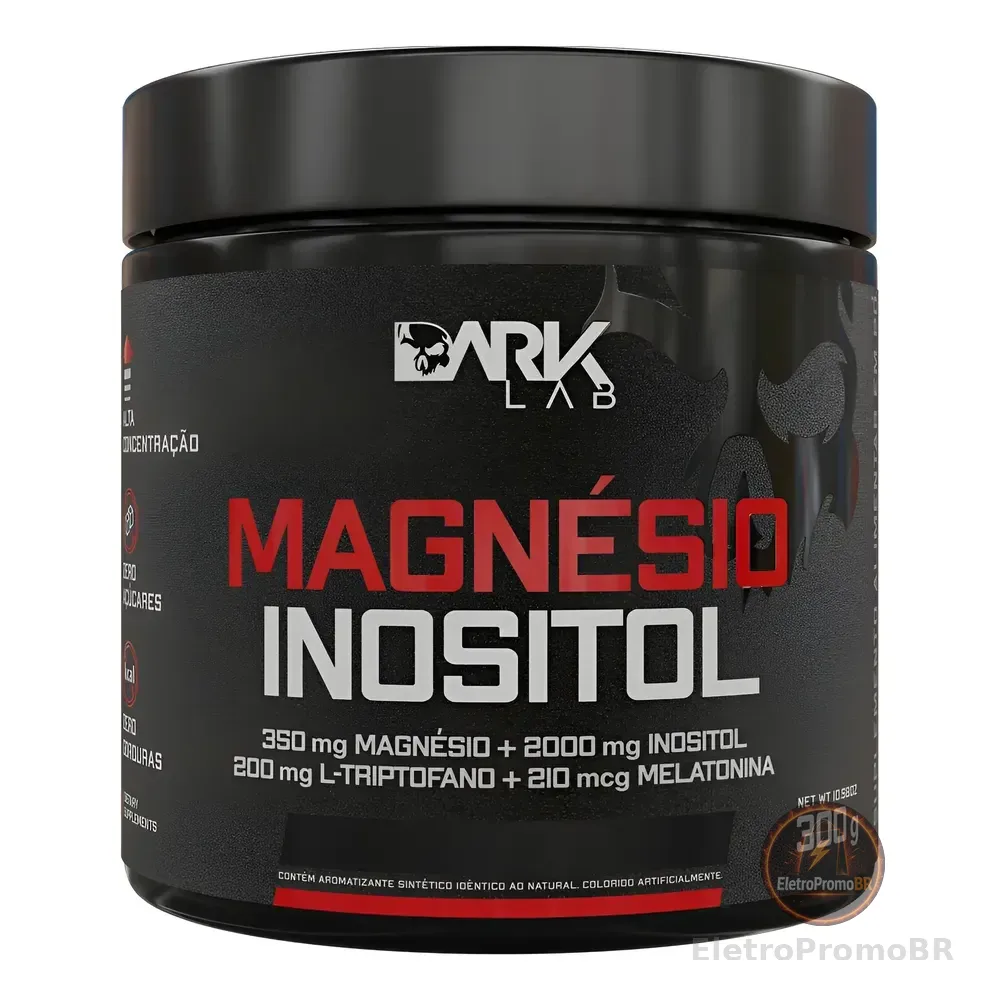 Magnésio E Inositol Taurina Melatonina 300g Dark Lab Maracujá
