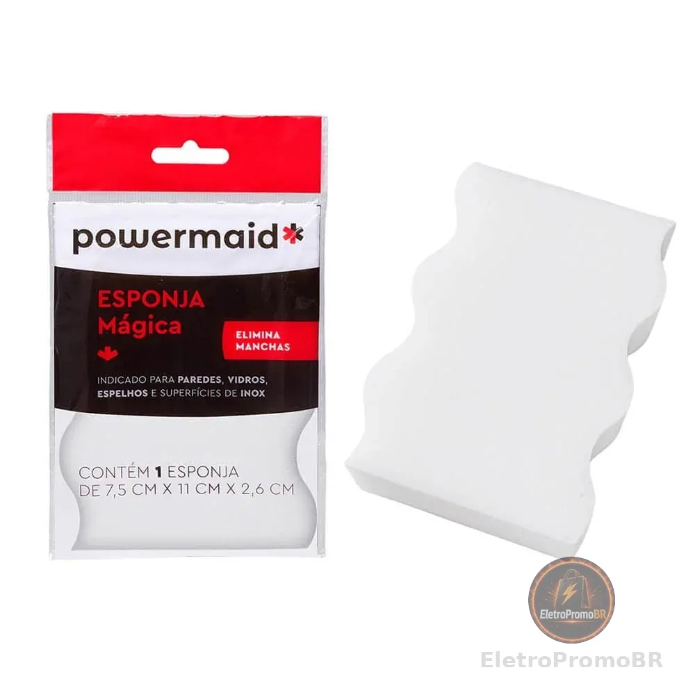 Powermaid Esponja Mágica - 1 unid - Poliuretano