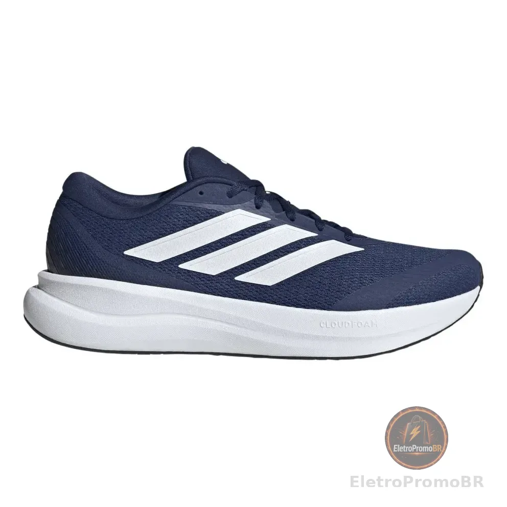 Tênis De Corrida Masculino Runfalcon 6 Cloudfoam adidas Azul Lisa 38 Br