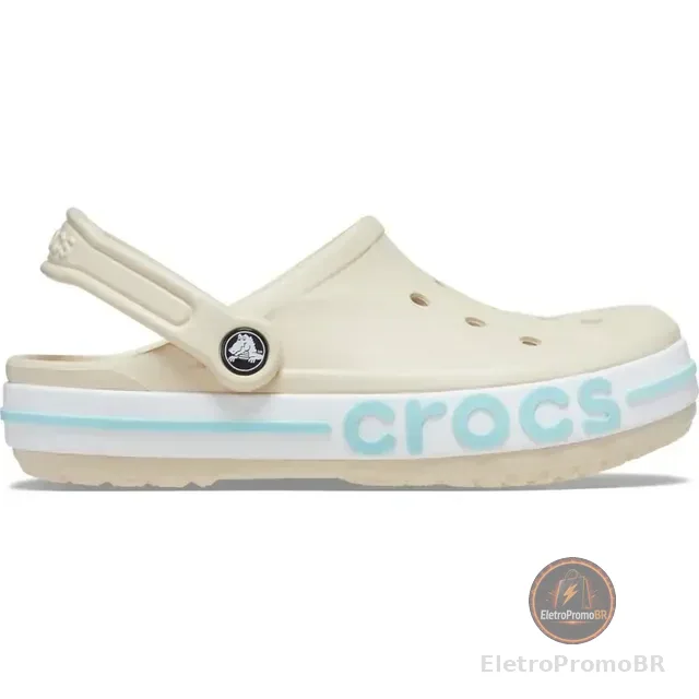 Sandália Crocs Bayaband Clog Winter White/multi