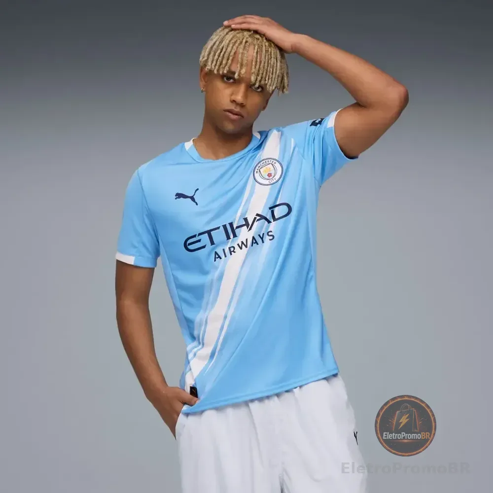 Camisa Manchester City Torcedor Puma Team Light Blue-puma White Mcfc P