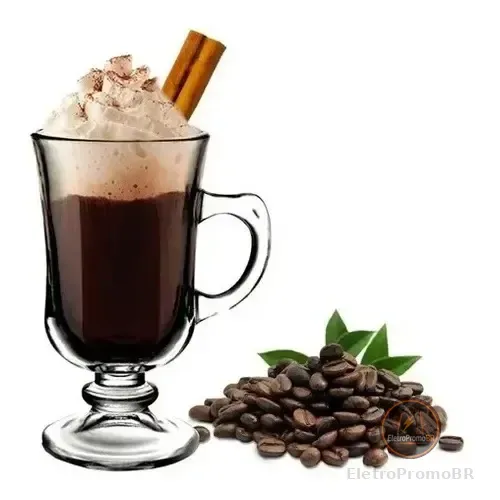 Conj 6 Xícaras Taça Alta Capuccino Chocolate Café 125ml Transparente