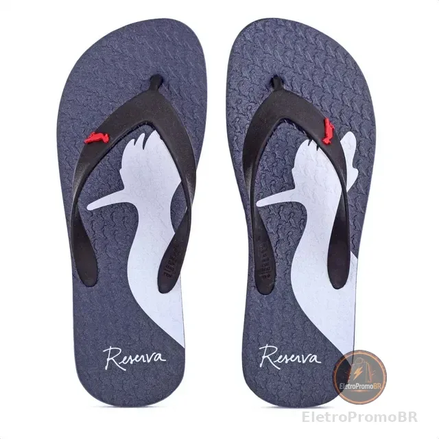 Sandália Reserva Masculina Borracha Duravel Calce Rapido