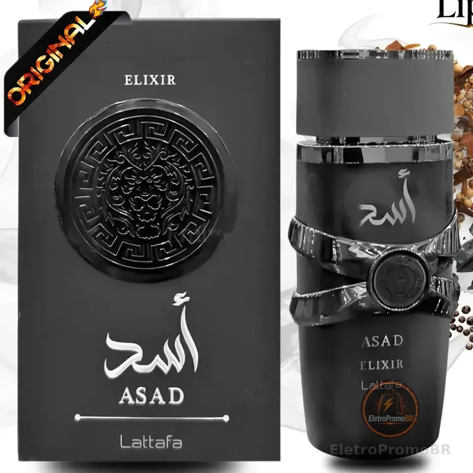 Perfume Asad Elixir 100ml Eau De Parfum Original Edp Lançamento 2026 Original C/ Nf