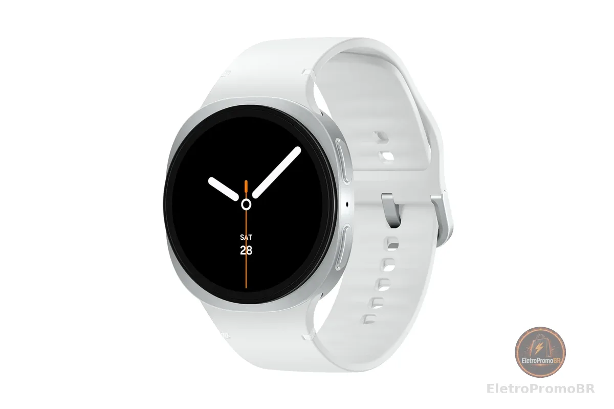Samsung Galaxy Watch8 Smartwatch 40mm BT, Galaxy AI - Prata