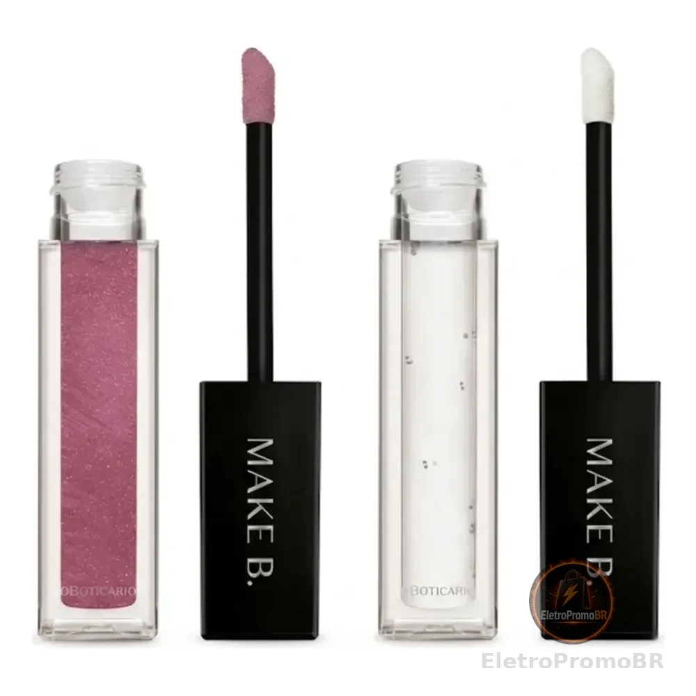 Combo Make B.: Gloss Labial Rose Lover 5ml + Gloss Labial In Rosa