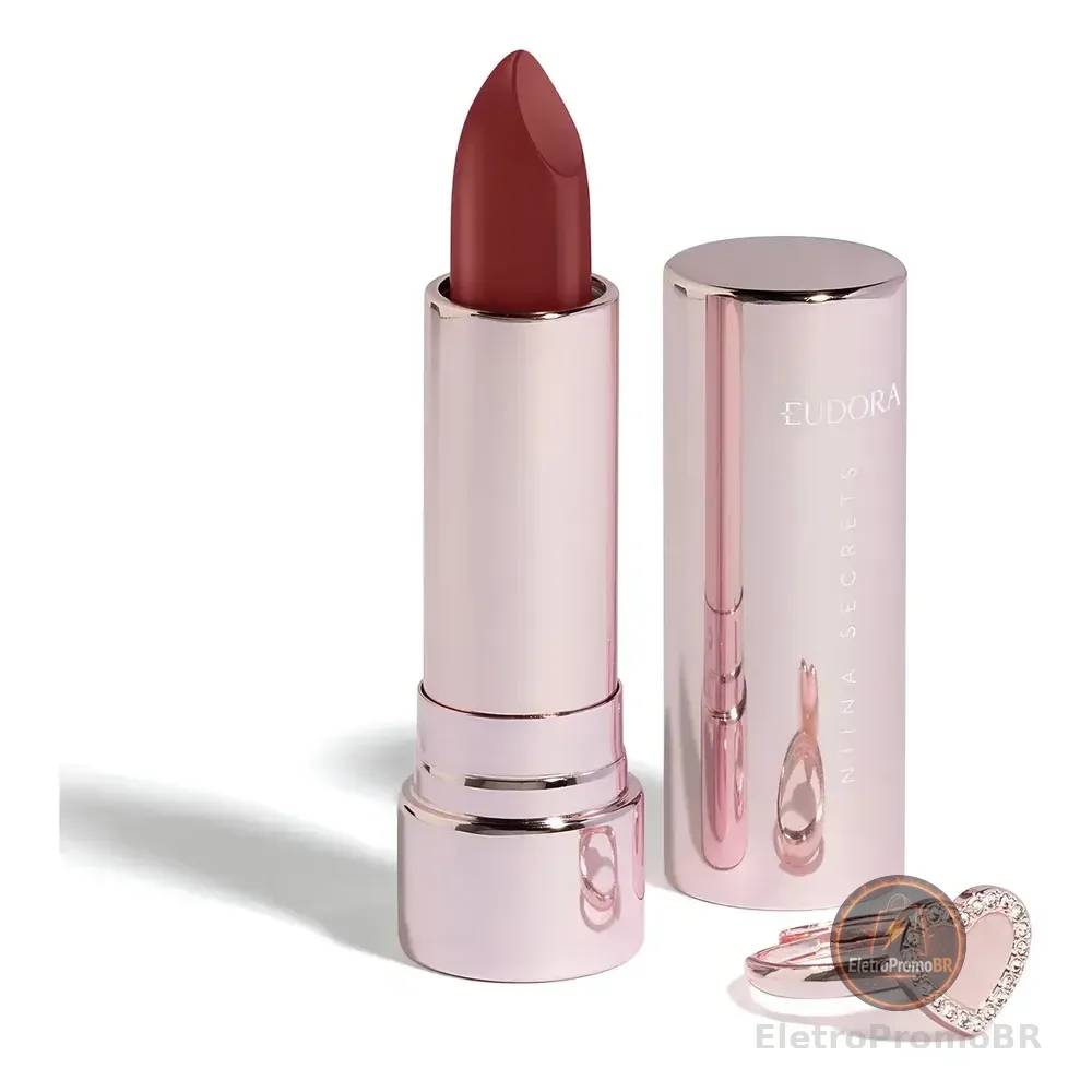 Batom Cremoso Love You Eudora Niina Secrets Edicão Especial Cor Nude