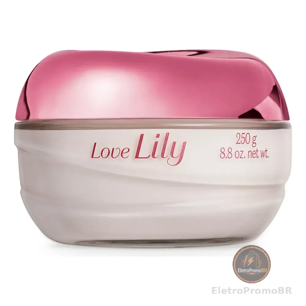 Creme Acetinado Hidratante Corporal Love Lily 250ml Love Lily