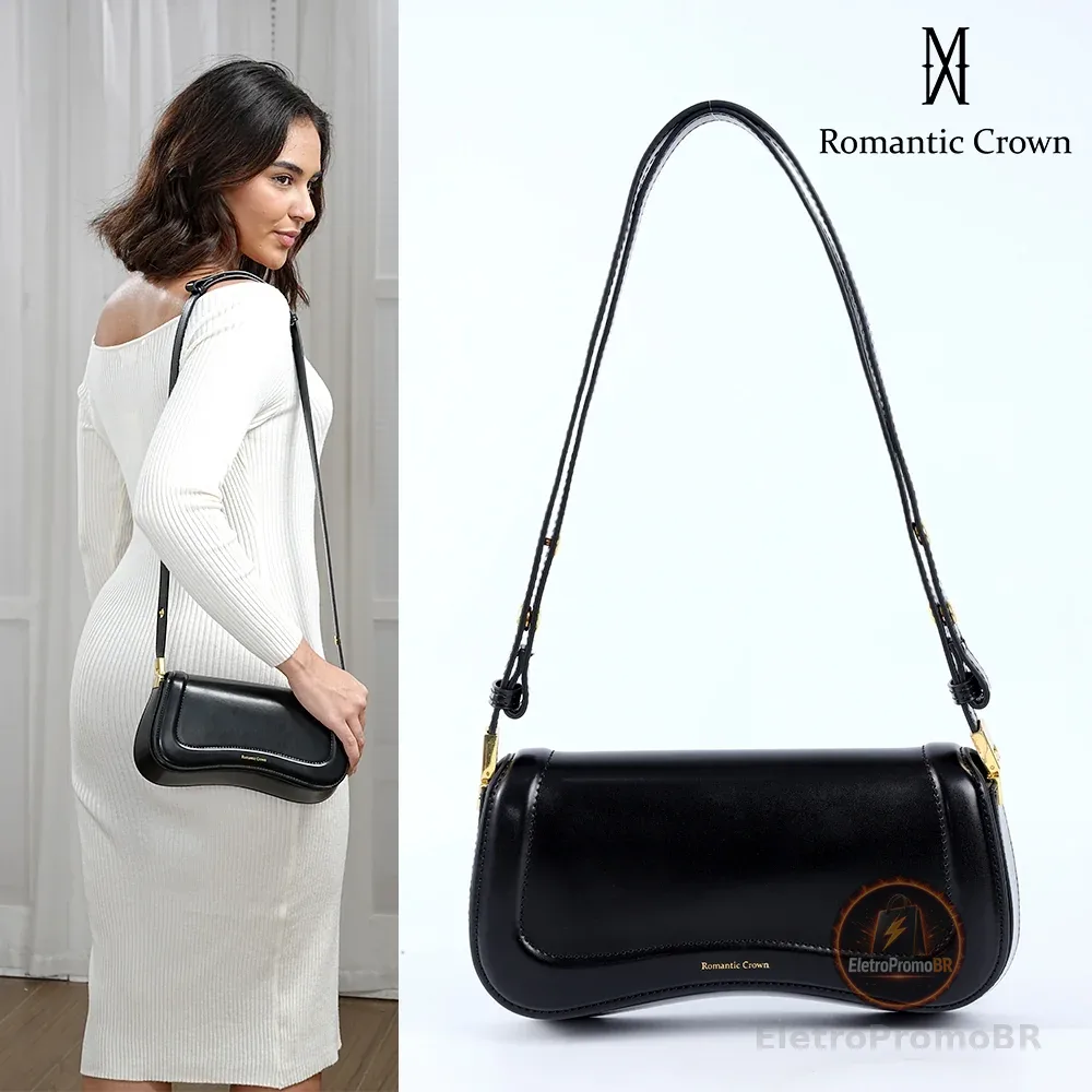 Bolso de Ombro Pequenas Feminina,Mini Bolsas Sacola Tiracolo Moderna de Couro Impermeável,Shoulder Handbag