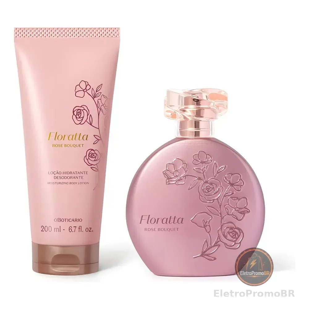 Floratta Rose Bouquet: Colônia 75ml + Loção Corporal 200ml