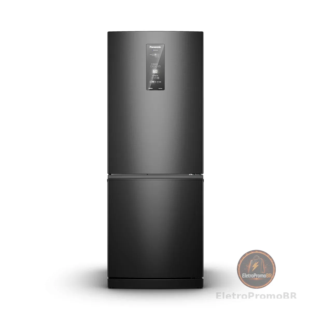 Geladeira Intuitive+ Panasonic BB64 Frost Free Inverter 475L Cor Black Inox Look - NR-BB64PV2BA 127V