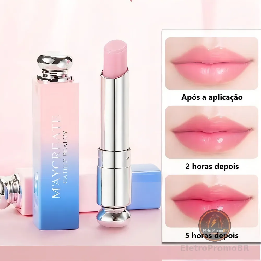 Batom M'aycreate Batons Longa Duração Cor Rosa-pálido Acetinado