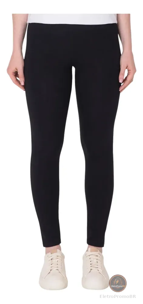 Calça Legging Cotton Feminina Adulto Malwee Promoção
