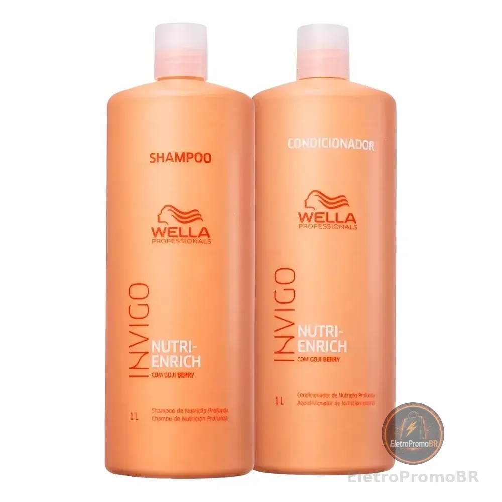 Kit Invigo Nutri-enrich Wella Shampoo + Condicionador 1l