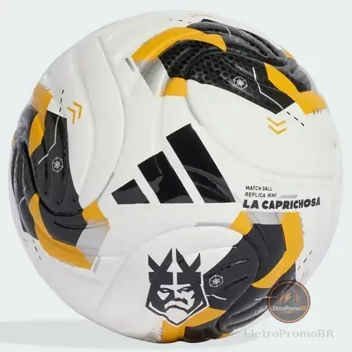 Mini Bola Kings League adidas White/black/panton