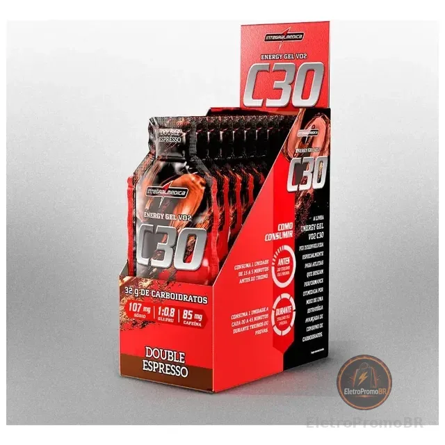Integralmedica Energy Gel Vo2 C30 Com Cafeína - 10 Unidades