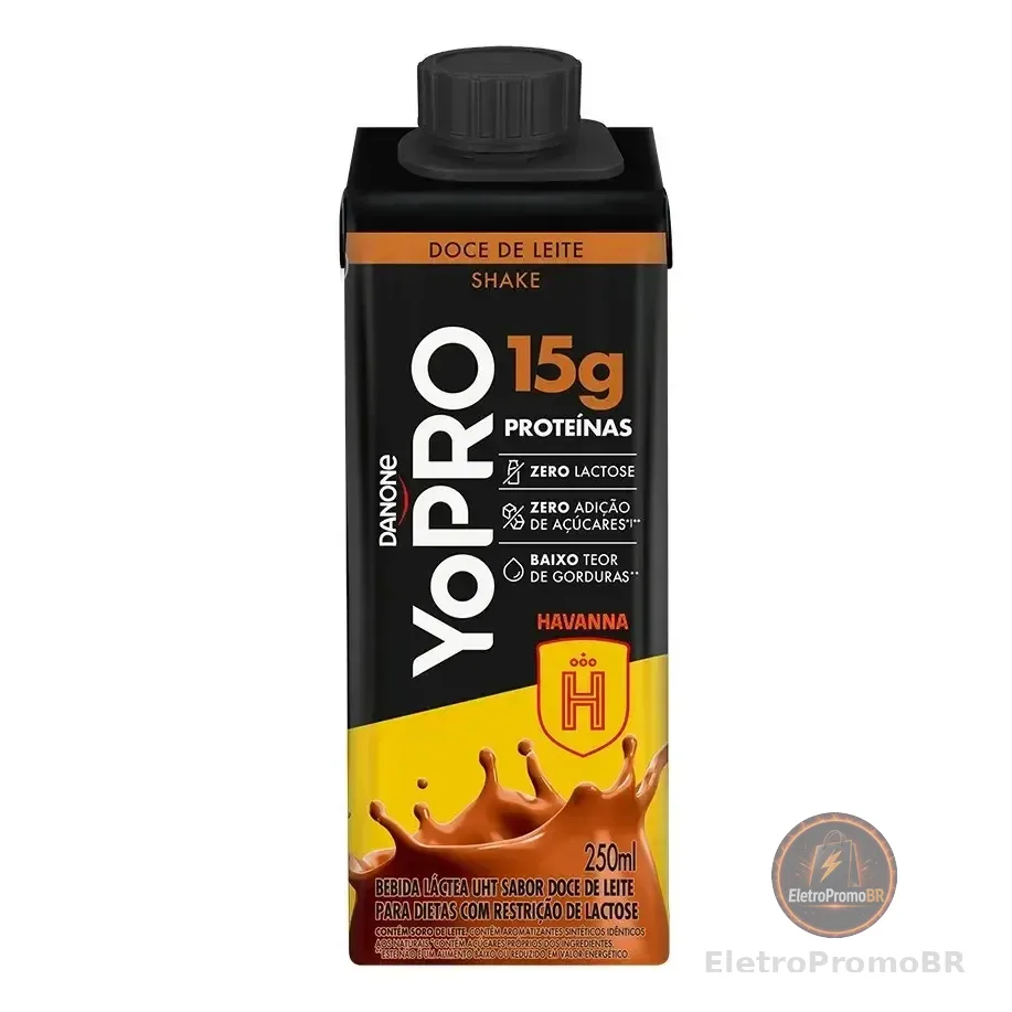 Yopro Bebida Láctea Uht Doce De Leite Havanna 15g De Proteínas 250ml