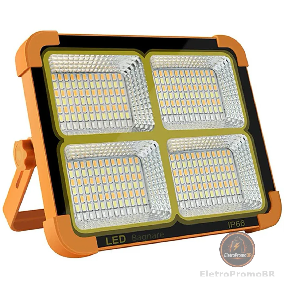 Lanterna Solar Led Prova Dágua Camping Recarregável Tática Super Potente