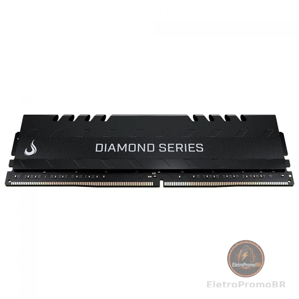 Memória DDR4 Rise Mode Diamond Series, 16GB, 3200MHz, Preto, RM-D4-16G-3200D