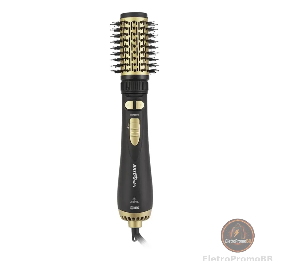 Escova Rotativa Britânia BER20PD 3 Temperaturas 1300W Bivolt