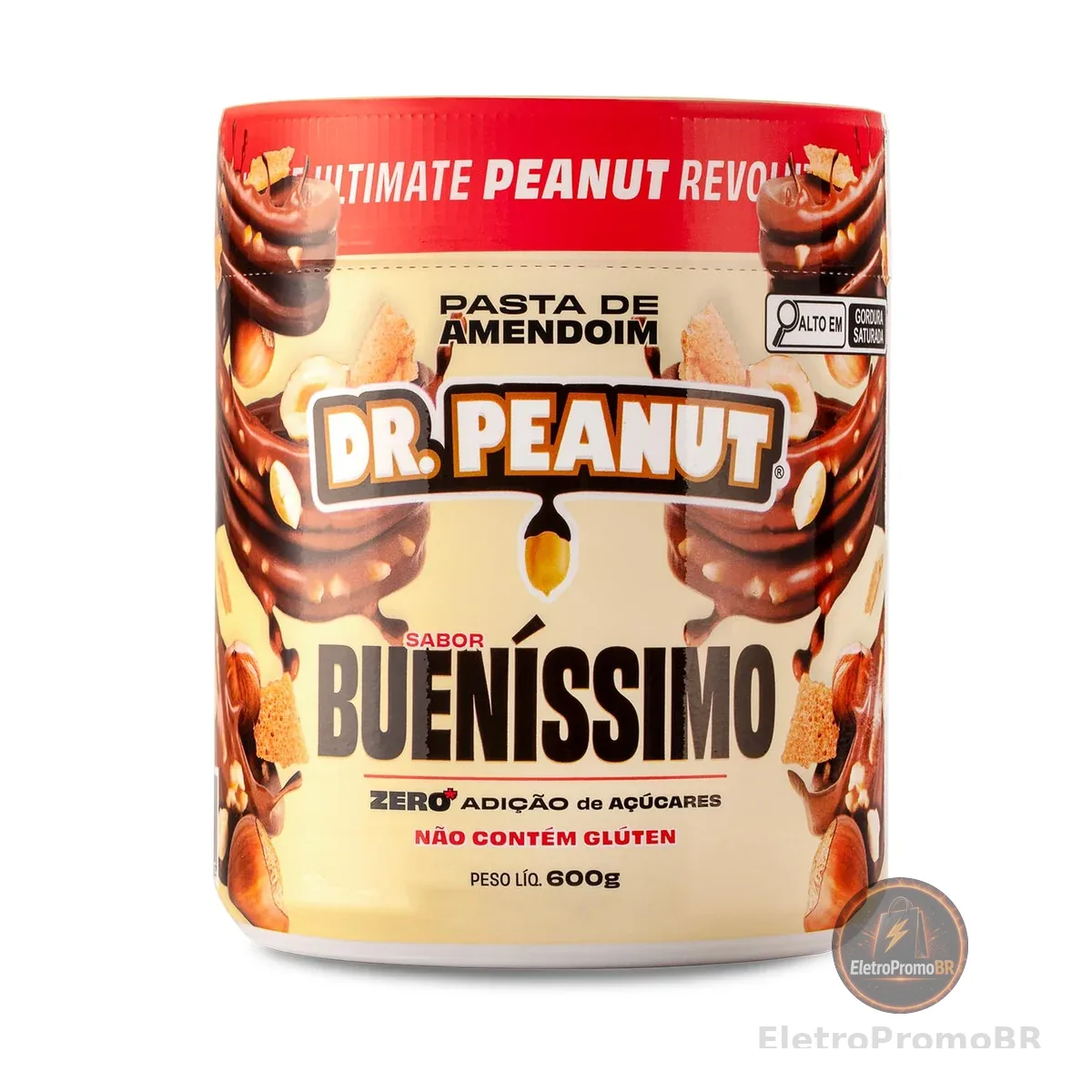 DR. Peanut Pasta de Amendoim Bueníssimo 600G - Com Whey Protein