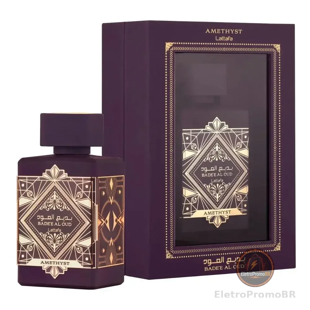 Lattafa Bade'e Al Oud Amethyst Edp 100ml Para Sem Gênero