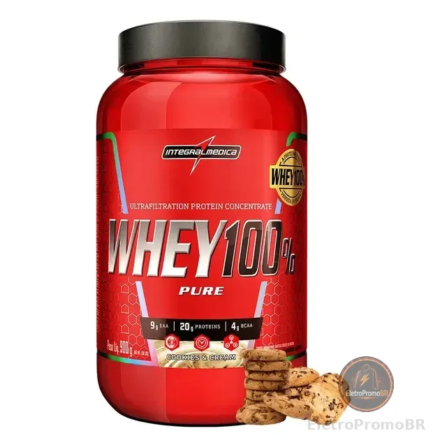 Whey 100% Pure Concentrado 900g Integralmedica