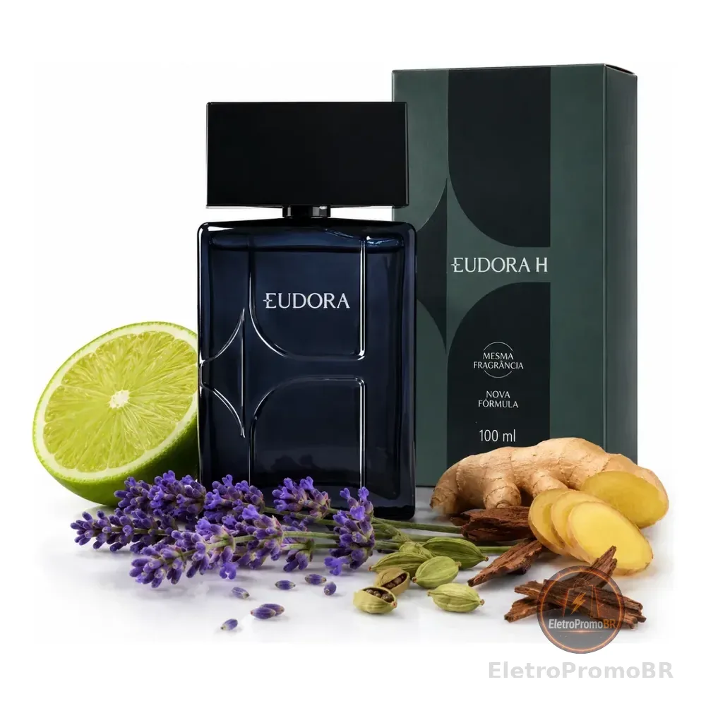 Eudora H Perfume Masculino Desodorante Colônia 100ml