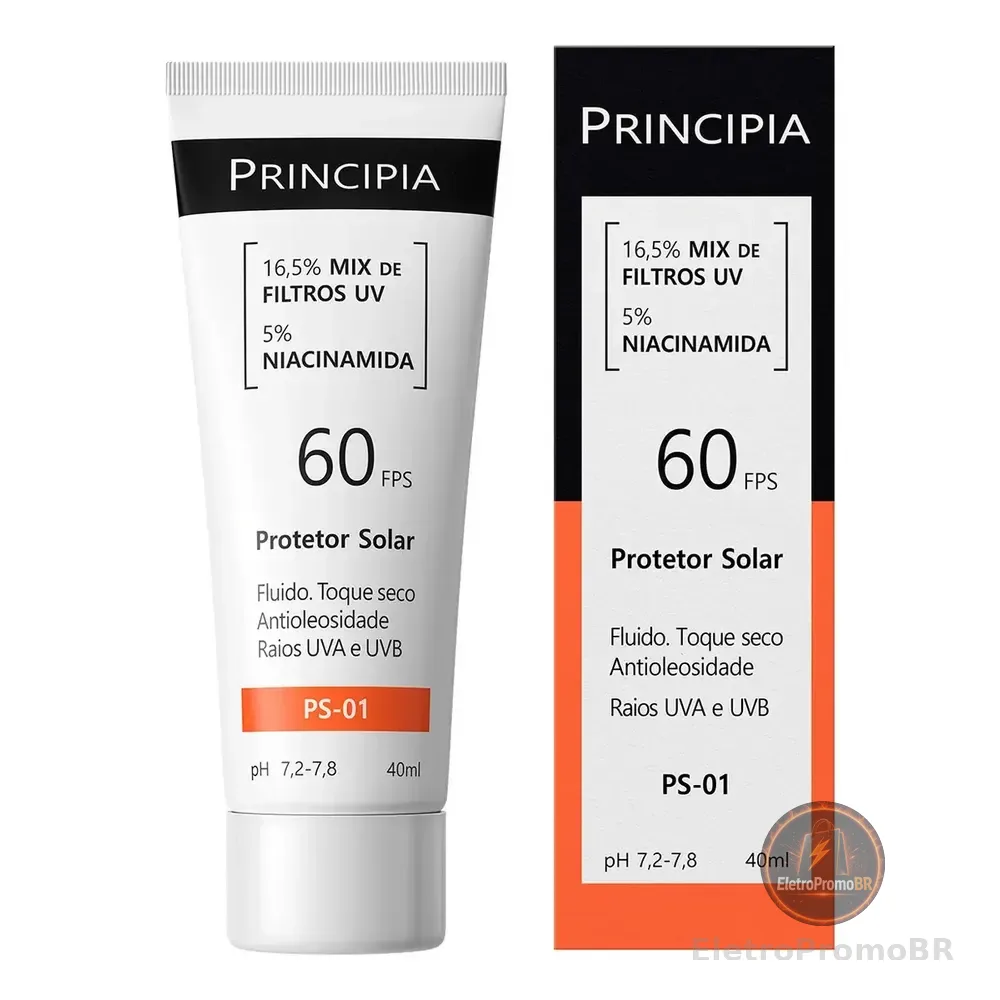 Principia Protetor Solar Facial PS-01 FPS 60