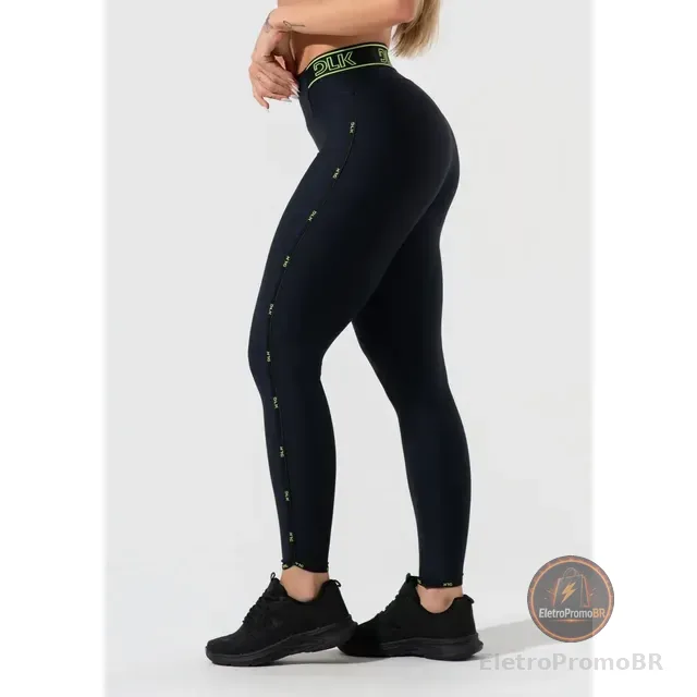 Legging Fitness Feminina Com Elásticos Activity Dlk