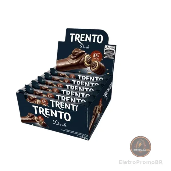 Chocolate Trento Dark 55% Com 16 Unidades De 29g