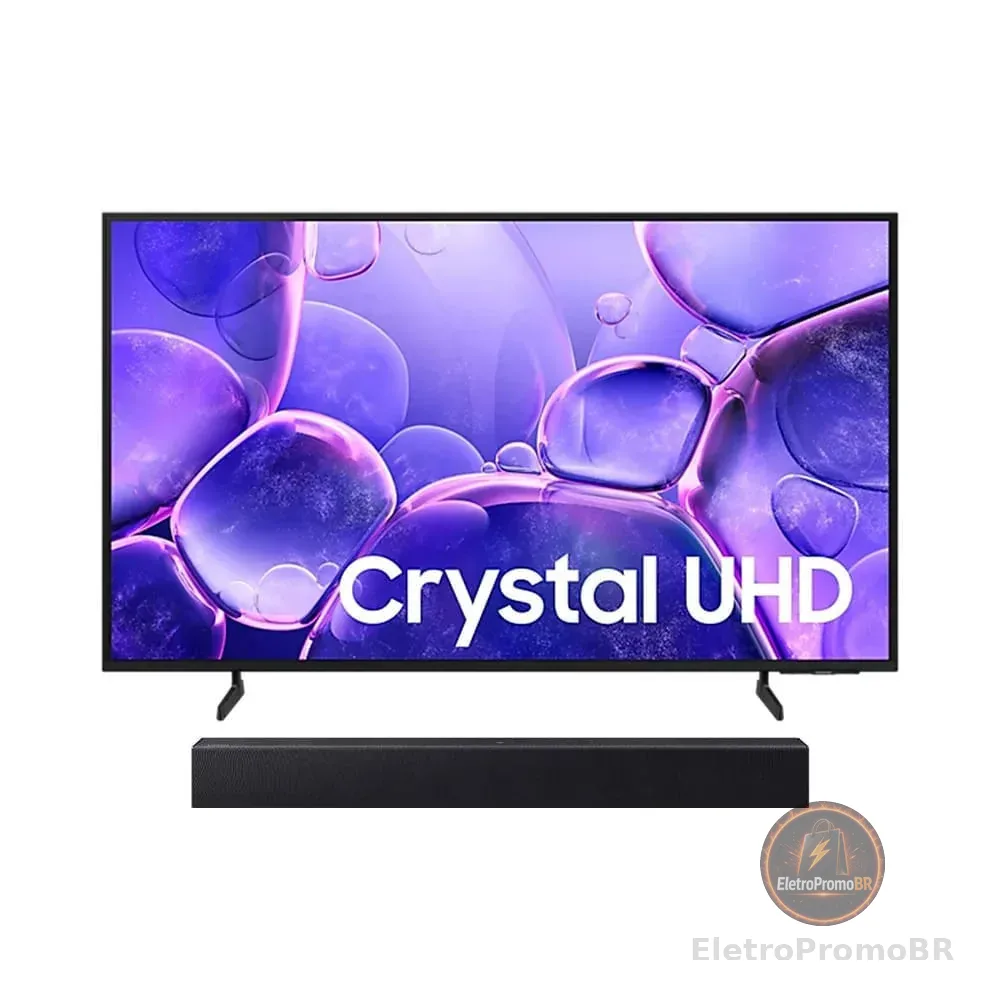 Smart TV 50" Crystal UHD 4K U8600F 2025 + Soundbar HW-B400F/ZD