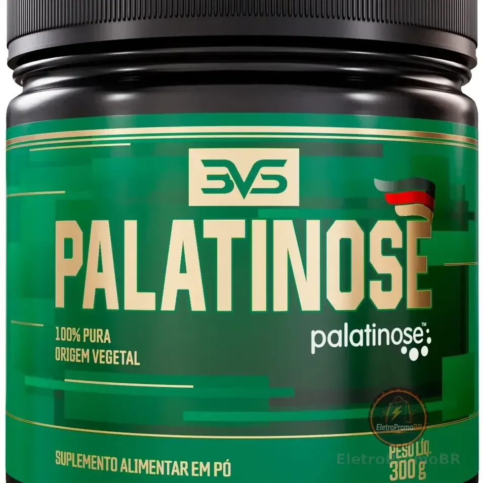 Palatinose 100% Pura - Fórmuila Avançada Com Baixo Índice Glicêmico E Insumos Importados - 300g Sem Sabor