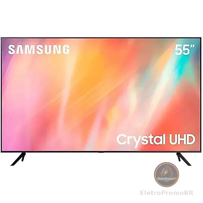 Smart TV Samsung 55” Crystal UHD 4K Tizen LED Bivolt Wi-Fi