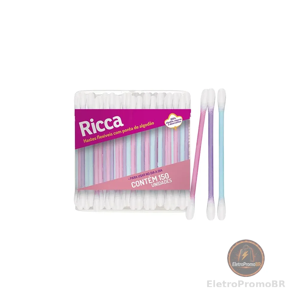 Ricca Hastes Flexíveis Pote