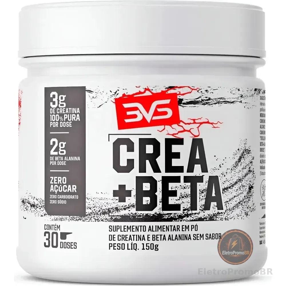 Creatina + Beta Alanina - Fórmula Avançada Para Treinos De Alta Intensidade Com Zero Carboidrato - 150g Sem Sabor