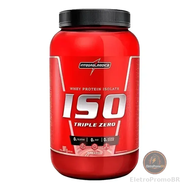 Iso Triple Zero Intregral Médica | 100% Whey Isolado (907g)