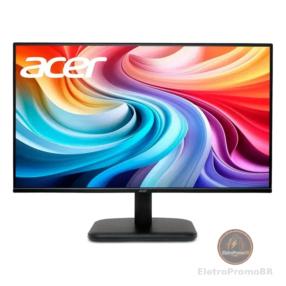 Monitor Acer Ek241y Gbi 23.8 Fhd Led Ips 120hz 1 Ms Preto 127/220v