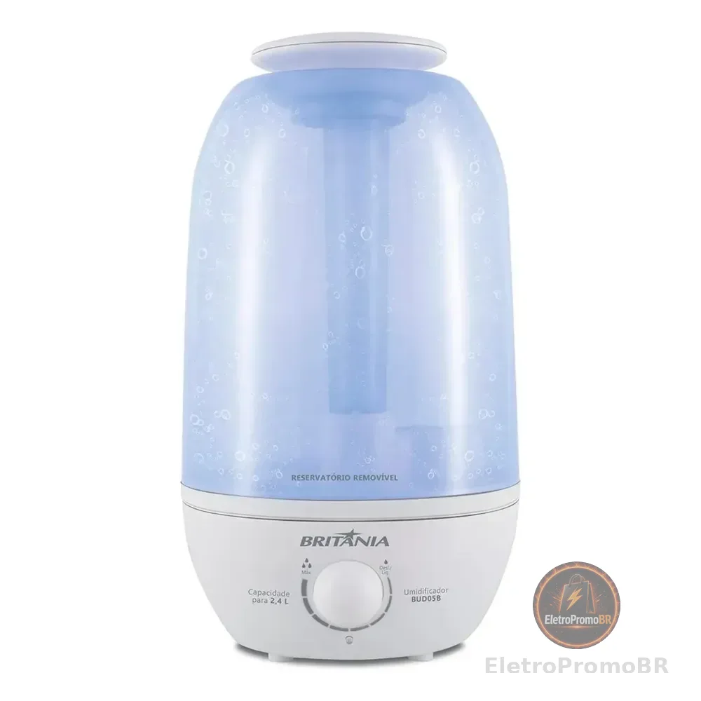 Umidificador De Ar Ultrassônico 2,4l Bud05b Branco Britânia Branco 110v/220v